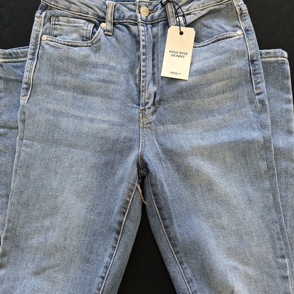 Forever 21 Blue High Rise Jeans